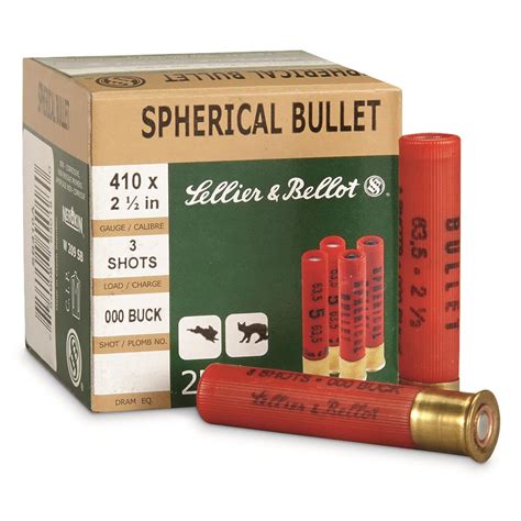 sellier bellot  gauge   buckshot  pellets  rounds   gauge shells