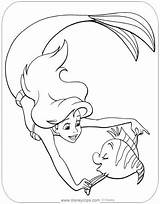Flounder Disneyclips Sirenetta Dancing Princess Ballano Stampare Vitalcom sketch template