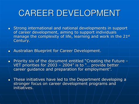 ppt career development powerpoint presentation free