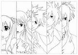 Coloring Fairy Tail Pages Kids Anime Children Printable Fans Adult Group sketch template