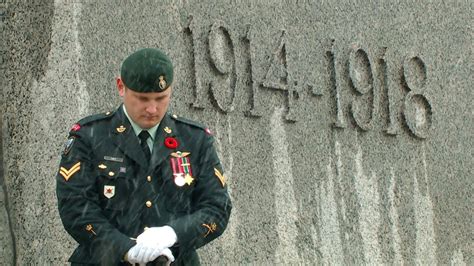 canadians commemorate remembrance day from coast to coast