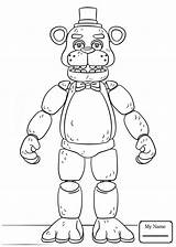Bonnie Coloring Toy Pages Nights Five Printable Getcolorings Print Freddys sketch template