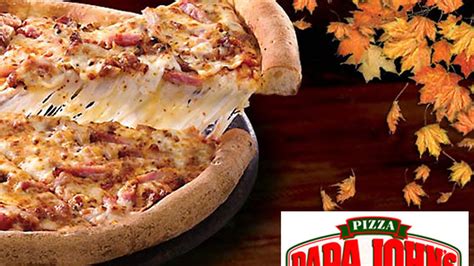 Papa John S Fires Back At Domino S With A Double Bacon Six Cheese Pizza