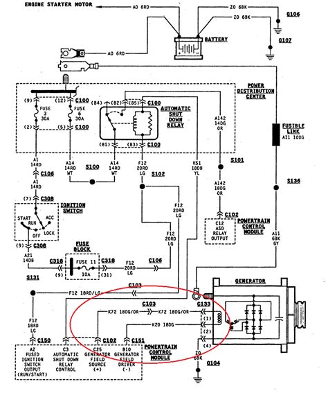 wiring diagram engine control module  jeep wrangler mur