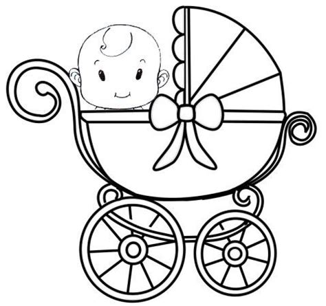 pin em baby carriage coloring sheets