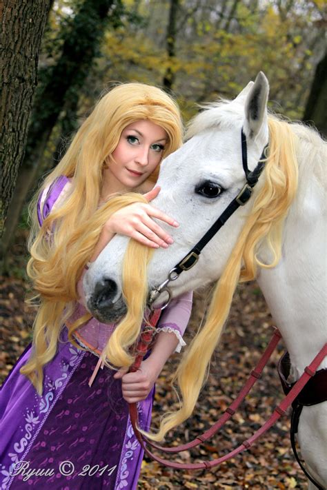 rapunzel and maximus by nikitacosplay on deviantart