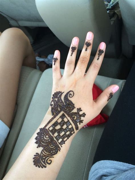 pin  glam india threading  spa  heena tattoo hand tattoos