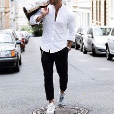 black white outfit  men street style inspiration mens fashion mens outfits black