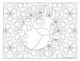 Ledyba Pokemon Coloring Windingpathsart sketch template