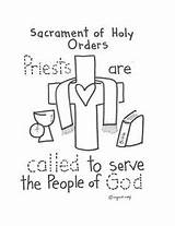 Orders Holy Sacrament Sacraments Catholic Ones Little Teaching School Teacherspayteachers sketch template