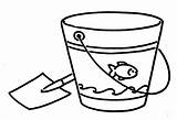 Bucket Clipart Cliparts Library Clip Line sketch template