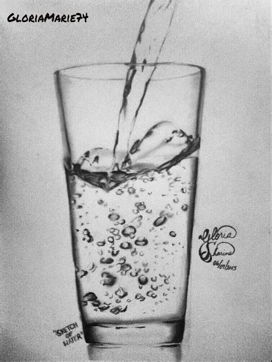 Sketch Of Water Pencil By Gloriamarie74 On Deviantart