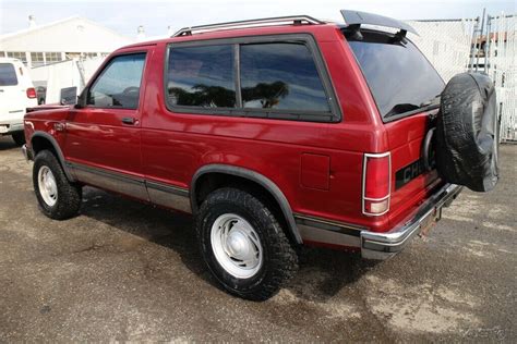 1989 Chevrolet S10 Blazer 4x4 Automatic 6 Cylinder No Reserve For Sale