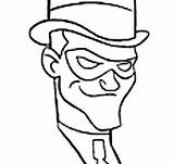 Coloring Pages Riddler sketch template