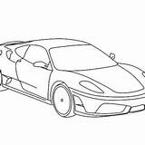 Ferrari Coloring Cars Pages F50 Luxurious Draw sketch template