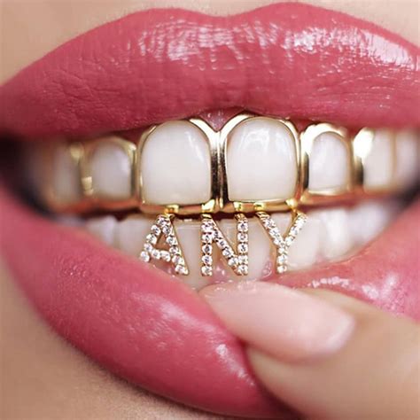 open face gold grillz  females bottom grillz personalized gold