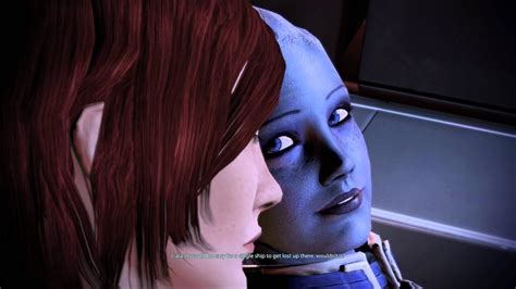 Mass Effect 3 Liara Romance Female Shepard Youtube