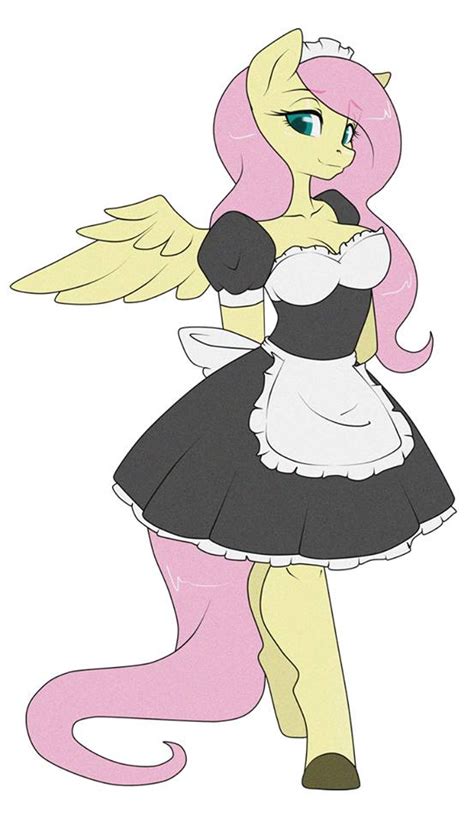 maid fluttershy by sugarcup91 on deviantart