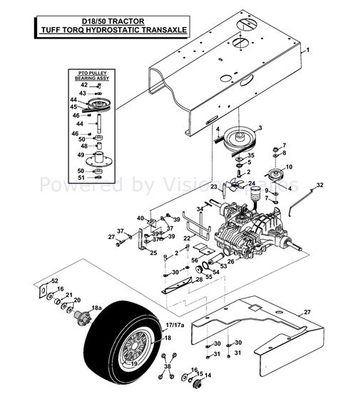 tuff torq kr hydrostatic transaxle