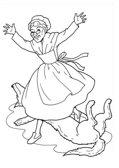 printable  grandma coloring picture assignment sheets