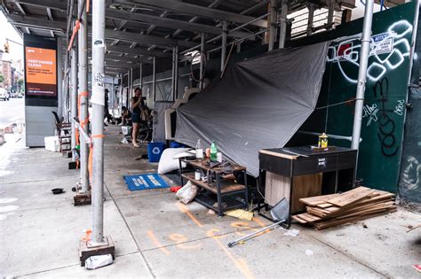 homeless encampment in nyc growing despite de blasio s