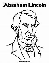 Lincoln Coloring Pages Abraham President Abe Presidents Printable Drawing Kindergarten Madison James Worksheet Color Print Washington Getcolorings George Clipart Noodle sketch template