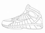 Kd Shoes Drawing Getdrawings Coloring Kevin sketch template