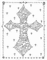 Christian Jerusalem Religious Kreuze Malbuch Christlicher Schrift Crosses Doodle Vectorified sketch template