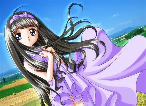 Card Captor Sakura Daidouji Tomoyo Dress Long Hair