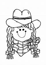 Coloring Pages Farm Girl Country Getcolorings Color Print sketch template