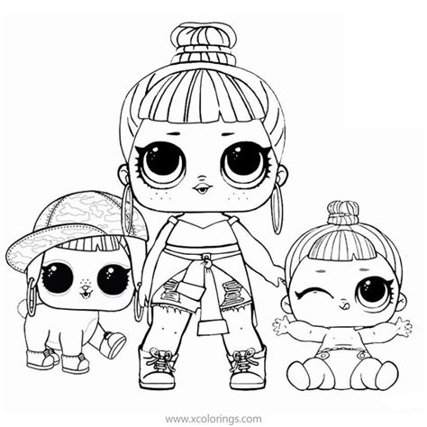 lol dolls  pets coloring pages   printable lol coloring pets