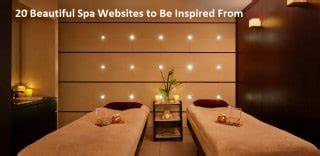 beautiful spa websites   inspired