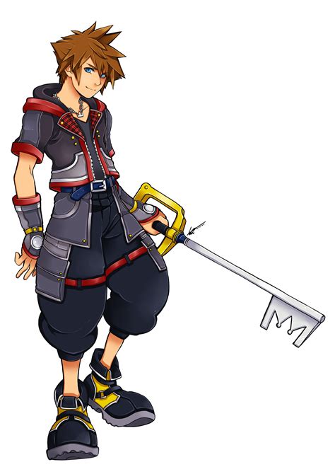 kingdom hearts sora fanart kampion