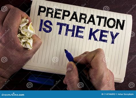 writing note showing preparation   key business photo showcasing