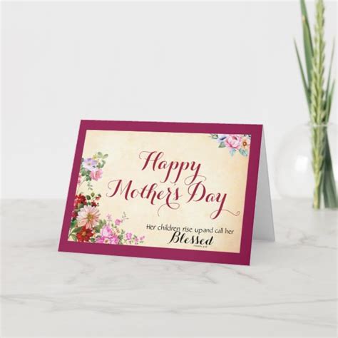 mothers day bible verse cards zazzle