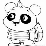 Nico Panda Dibujos Pug Totsy Characters Xcolorings 800px sketch template