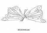 Hungry Caterpillar Very Coloring Pages Butterfly Drawing Colouring Printables Template Entitlementtrap Choose Board Getdrawings Paintingvalley sketch template