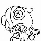 Brawl Leon Stars Coloring Pages Wonder sketch template