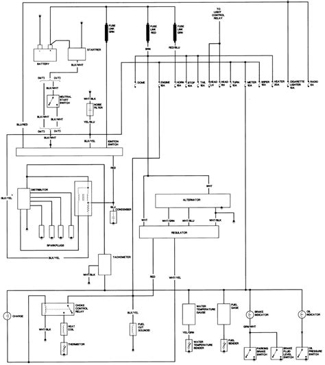 toyota pickup alternator wiring diagram katy wiring