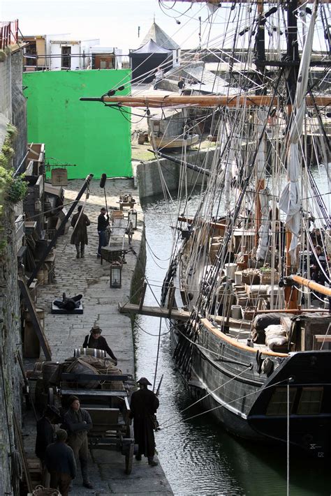 Filming At Poldark Harbour Charlestown In Pictures