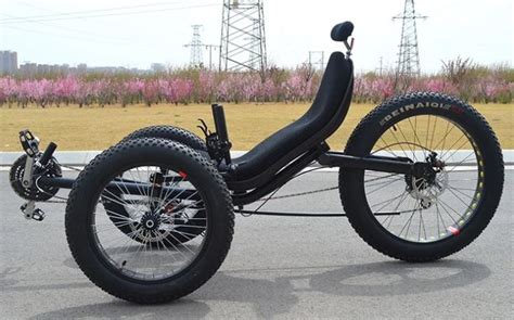 new deviant recumbent trike fat tire bike tad01 uncle wiener s wholesale