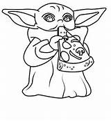 Yoda Baby Coloring Pages Eat Cool Cheese sketch template