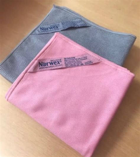 norwex basic package gray envirocloth pink window cloth enviro ebay