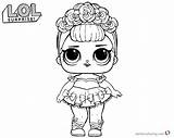Lol Surprise Coloring Pages Queen Sugar Printable Unicorn Dolls Kids Cartoon Series Doll Colouring sketch template