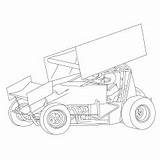 Sprint Car Coloring Pages Drawing Cars Printable Color Number Drawings Boys Paintingvalley Little sketch template