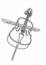 Violoncelo Instrumento Tudodesenhos sketch template