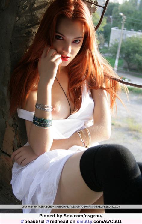 redhead eyecontact puffynipples tits stockings