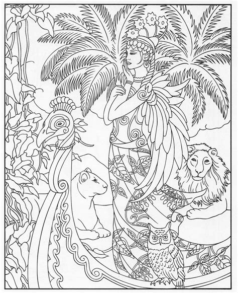 fantasy coloring pages images  pinterest coloring book