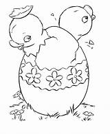 Coloring Easter Chicks Chick Pages Baby Egg Printable Chicken Hatching Kids Sheets Animals Clipart Activity Pair Same Shows Popular Children sketch template