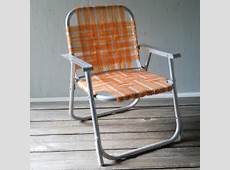 Vintage Folding Lawn Chair Child's Aluminum by lisabretrostyle2